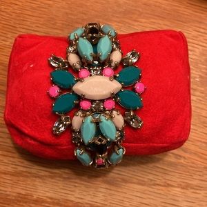 Make any outfit sparkle with this beautiful multi-gem J Crew bracelet.